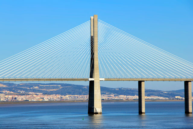 Ponte Vasco da Gama, vista do teleférico