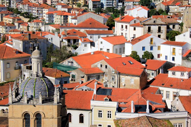 Cidade vista da Universidade de Coimbra