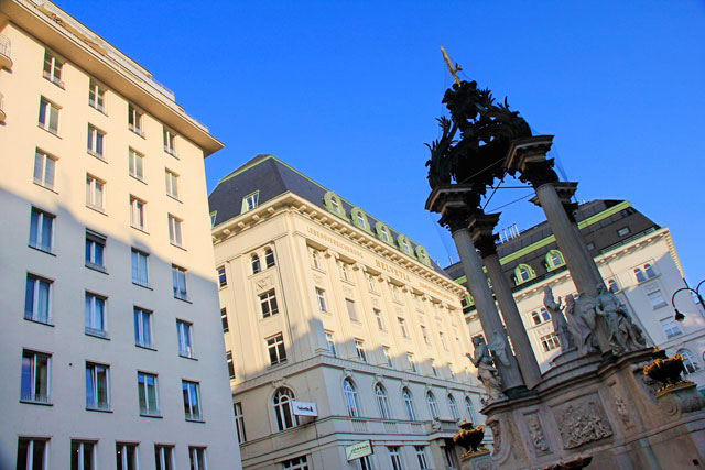 Hoher Markt. Destaque para a Vermählungsbrunnen
