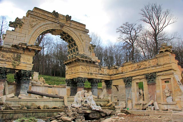 Römische Ruine, no Schloss Schönbrunn