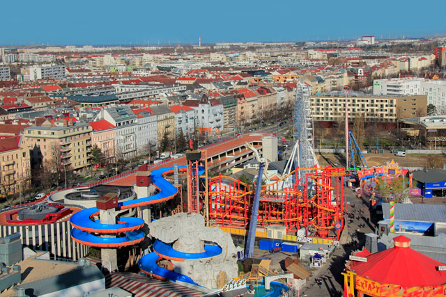 Viena vista da Wiener Riesenrad
