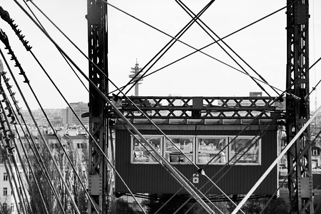 Wiener Riesenrad, atração do Prater, em Viena