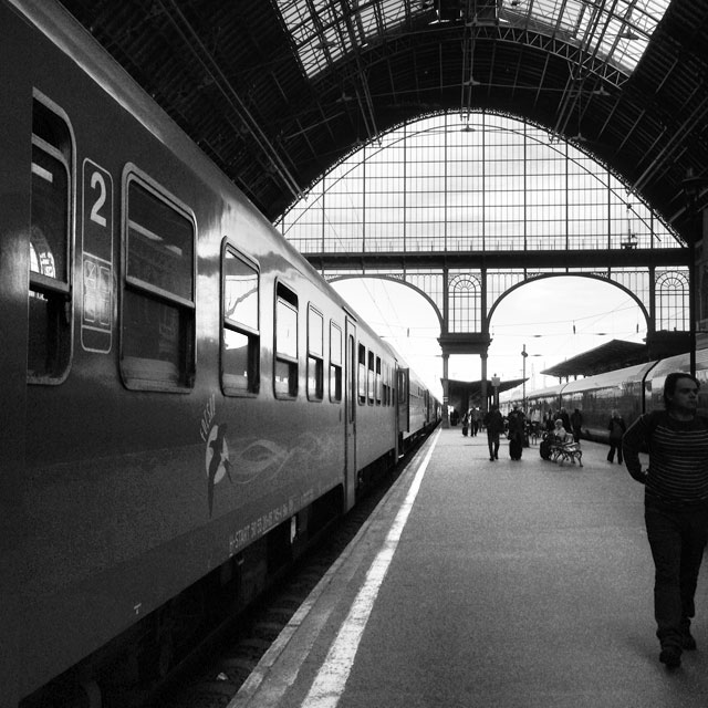 Estação ferroviária Budapest-Keleti (via Instagram)