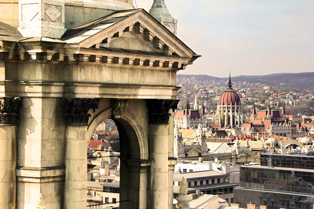 Vista da cúpula da Basílica de Santo Estêvão
