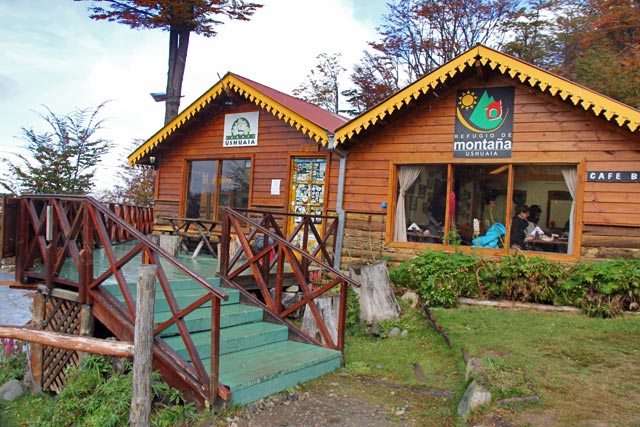 Restaurante Refugio de Montaña, na Glaciar Martial