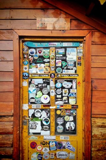 Entrada do Refugio de Montaña