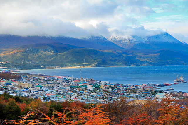 Ushuaia vista do mirante da estrada Luis Fernando Martial