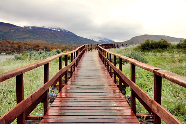 Passarela do Fin del Mundo, na Bahía Lapataia