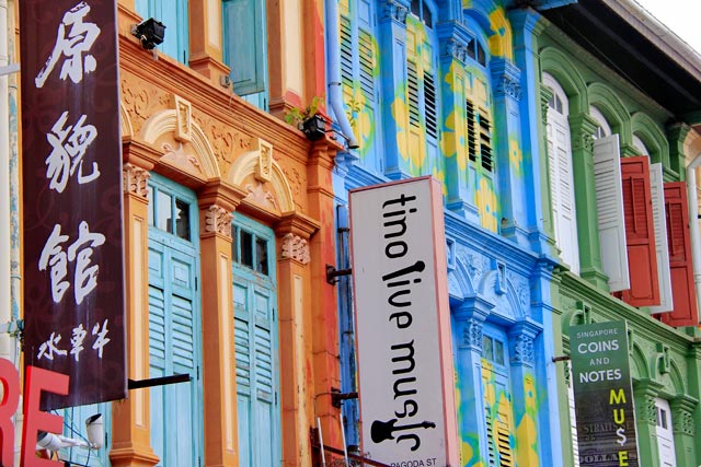 Shophouses da Pagoda Street
