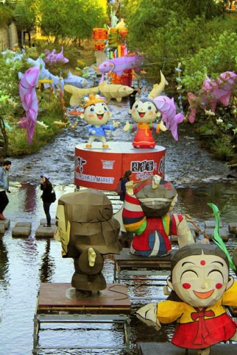 Festival de lanternas no Cheonggyecheon