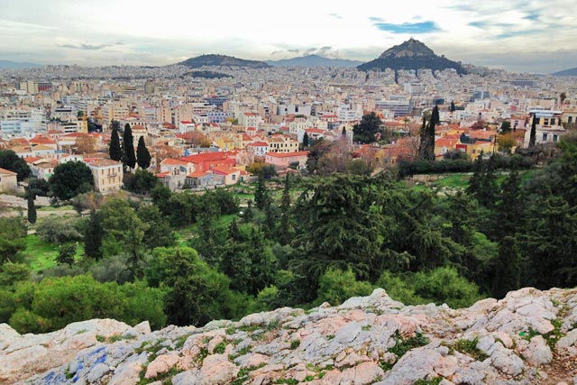 Atenas, vista da Acrópole