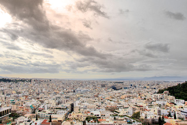 Atenas vista da Acrópole