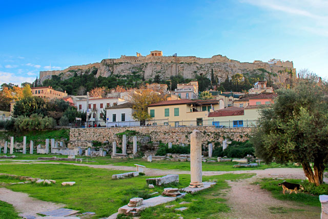 Ágora Romana, vista de fora