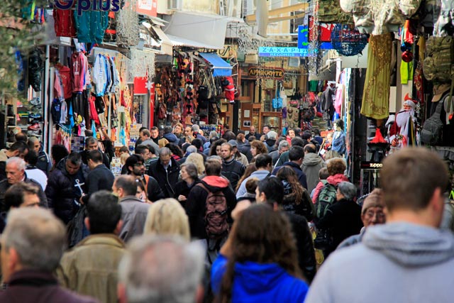 Mercado de pulgas da Rua Ifestou