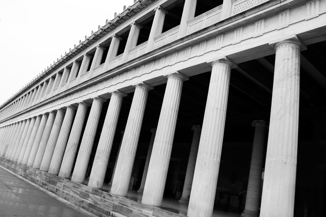 Estoa de Átalo, na Ágora de Atenas
