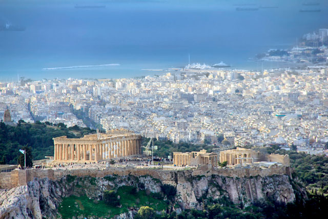 Atenas vista do Monte Licabeto