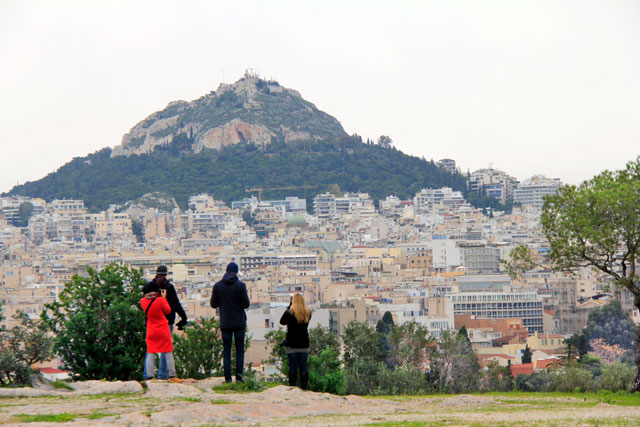Monte Licabeto visto do Monte Philopappou