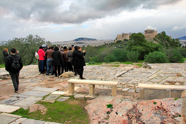 Diateichisma, no Monte Philopappou