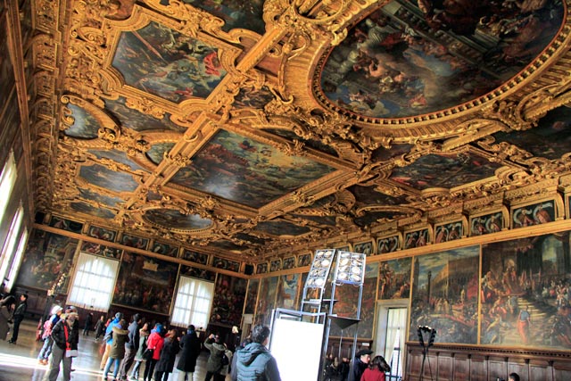 Sala del Maggior Consiglio (Câmara do Grande Conselho), no Palazzo Ducale