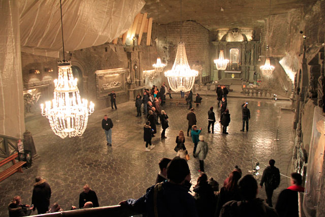 Capela de Santa Cunegunda, nas minas de sal de Wieliczka