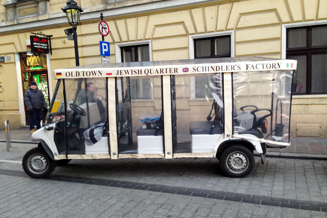 Carro elétrico para passeios turísticos