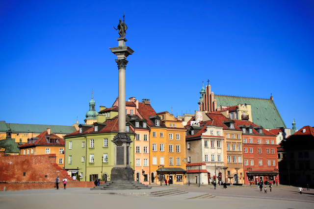 Coluna de Sigismundo, na Praça do Castelo, Cidade Velha