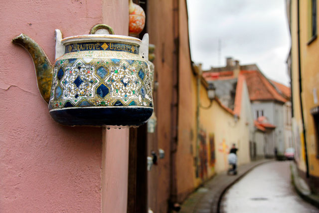 Rua Pilies esquina com Rua Bernardinų