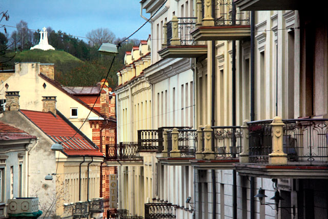 Rua Liejyklos, próximo ao Palácio da Presidência