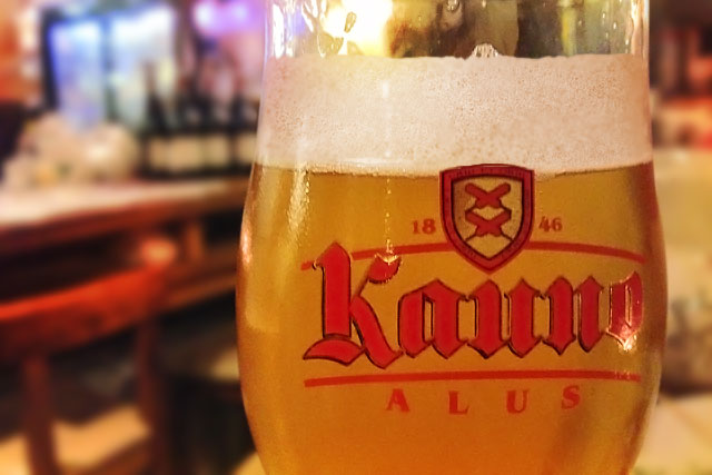 A Kauno é uma das principais cervejas da Lituânia 