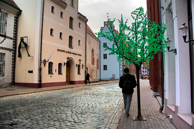 Rua Skārņu, na Cidade Velha