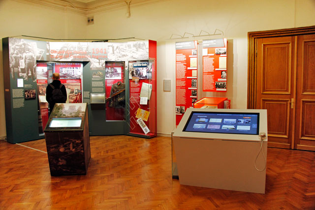 Exposição do Museu da Ocupação da Letônia