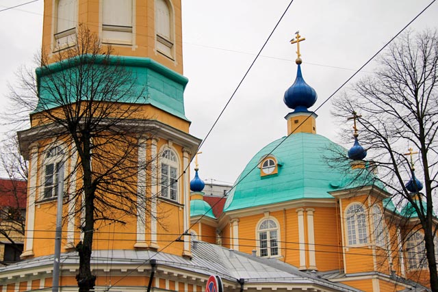 Igreja da Anunciação de Nossa Senhora Santíssima (Rīgas Vissvētās Dievmātes Pasludināšanas pareizticīgo baznīca), no