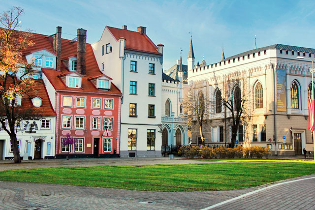 Praça Līvu (Līvu laukums), na Cidade Velha