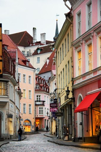 Rua Pühavaimu, na Cidade Velha 