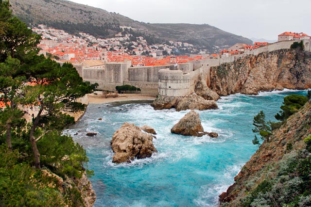 Cidade Velha vista da Fortaleza de São Lourenço