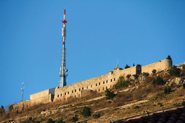 Forte Imperial, no Monte Srđ