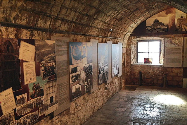 Exposição do Museu da Guerra de independência da Croácia